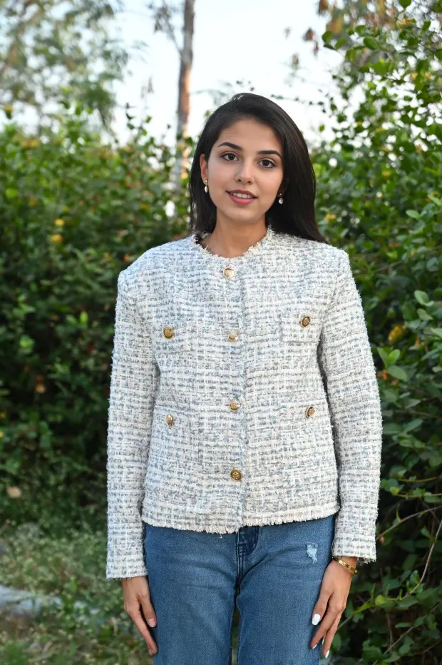 Arctic Luxe Tweed Jacket