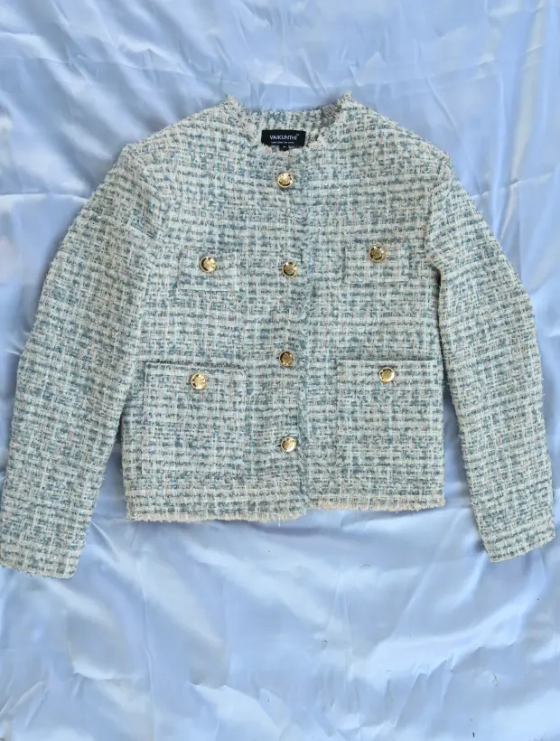 Arctic Luxe Tweed Jacket