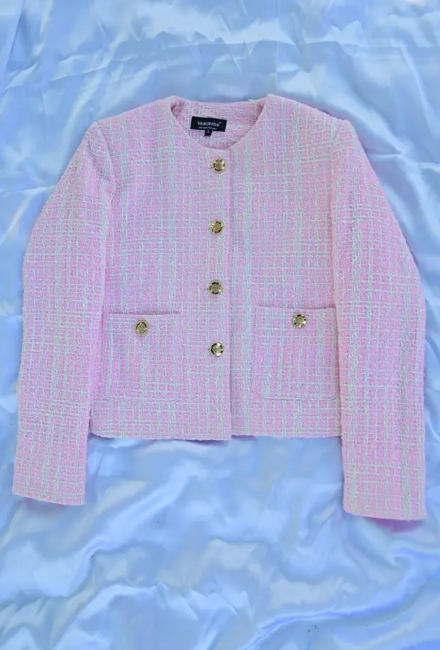 Cherry Blossom Tweed Jacket