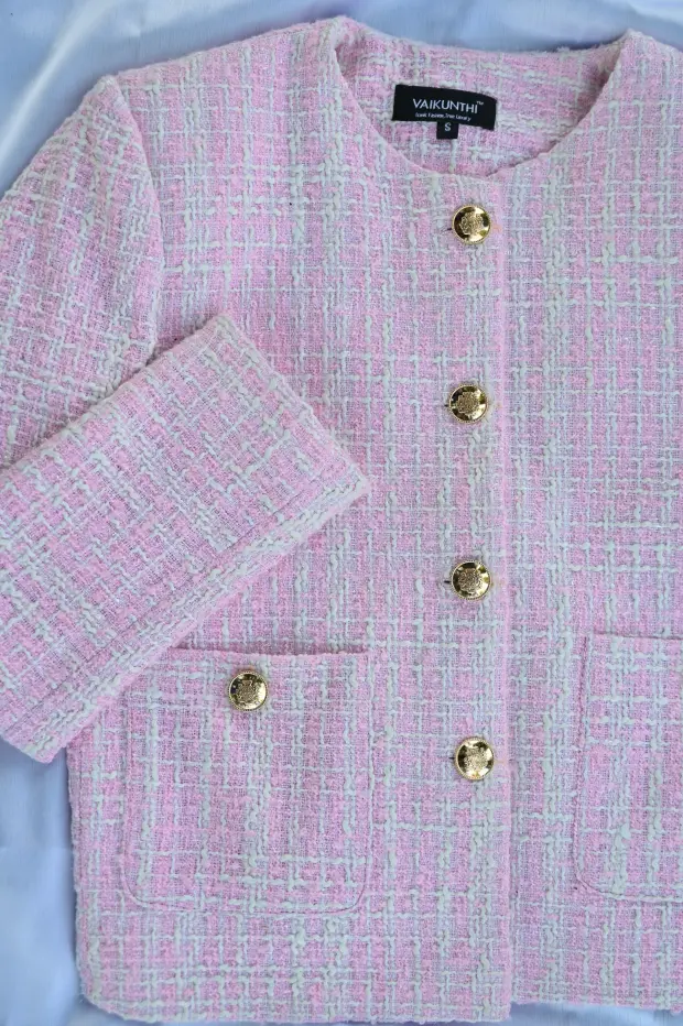 Cherry Blossom Tweed Jacket